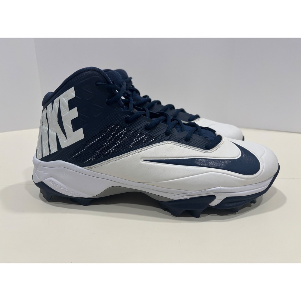 Nike Zoom Code Elite 3/4 Football Cleats Mens 15 Navy White 604619-140